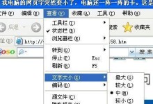 快速调整电脑网页字体大小的方法（使用快捷键轻松实现字体大小变大）